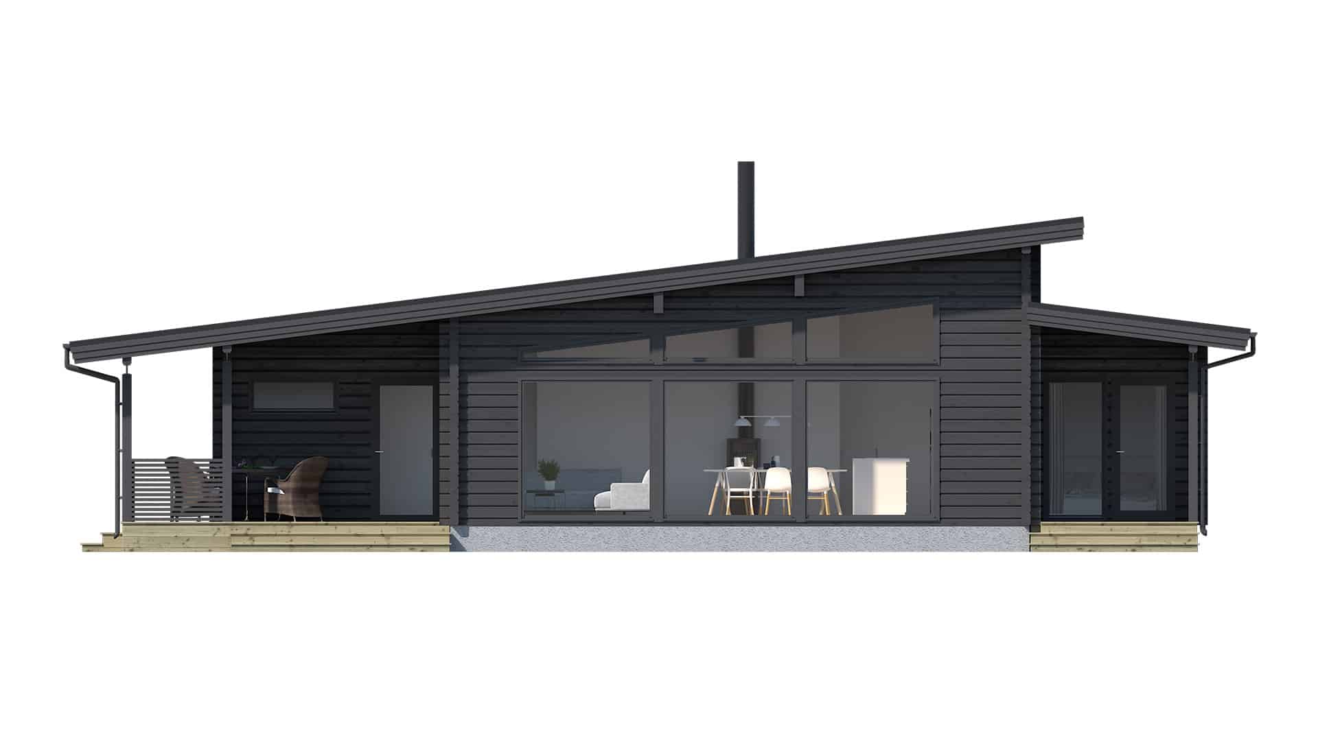 Дом из бруса 15×7 м Дом из бруса 15×7 м